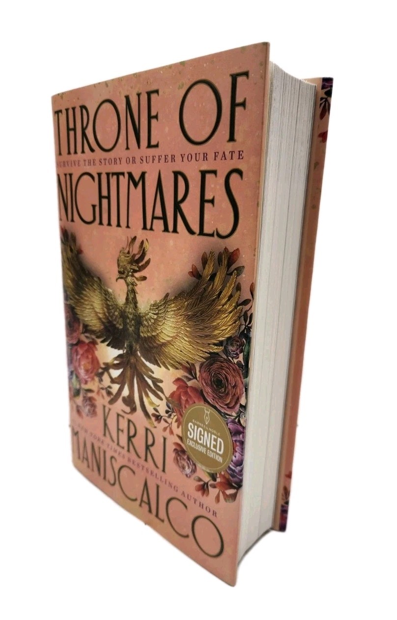 Throne of Nightmares by Kerri Maniscalco SIGNED 1st/1st HC DJ 2026 Fantasy