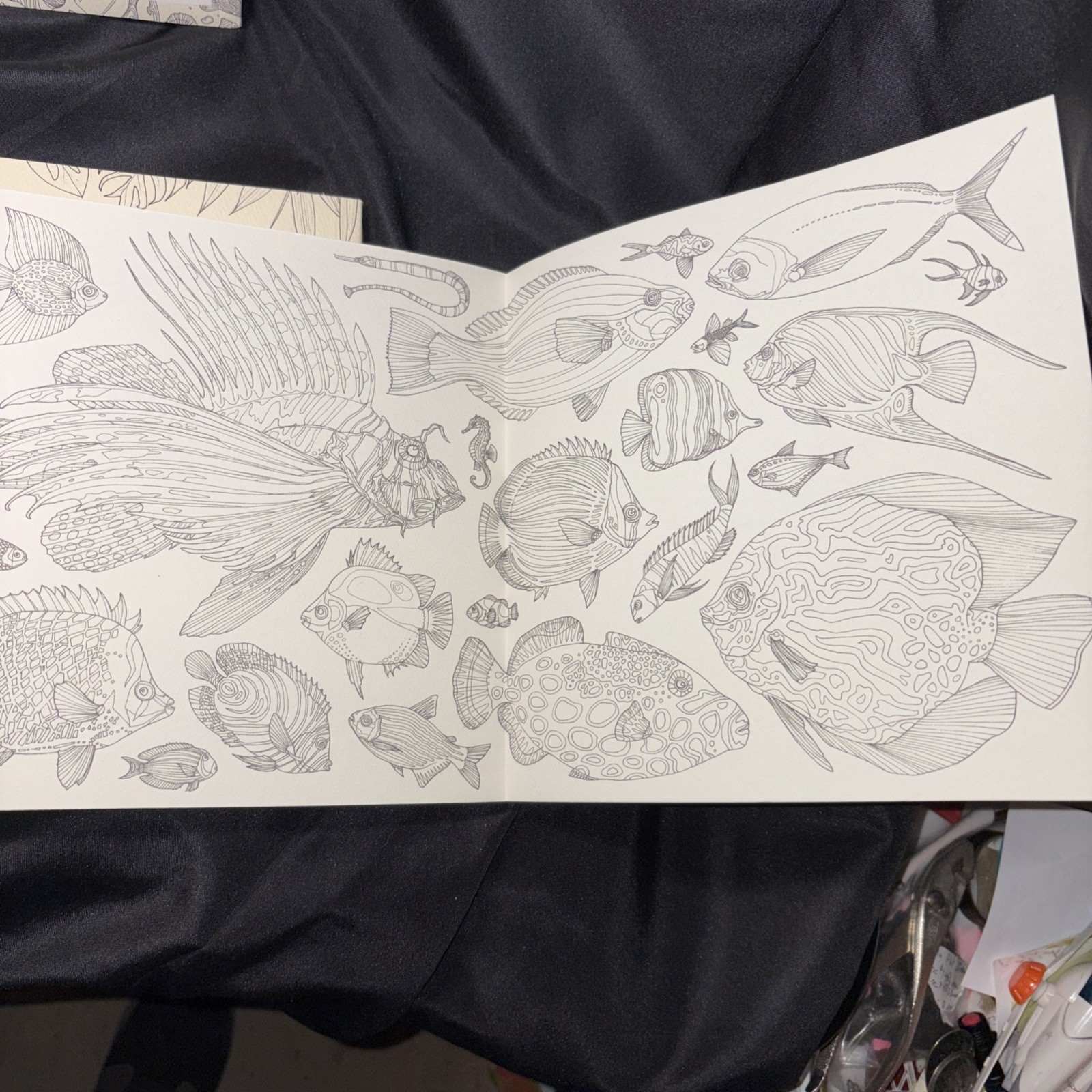 4 Adult Coloring Books by Jade Gedeon On Thick Paper 2016, 2017