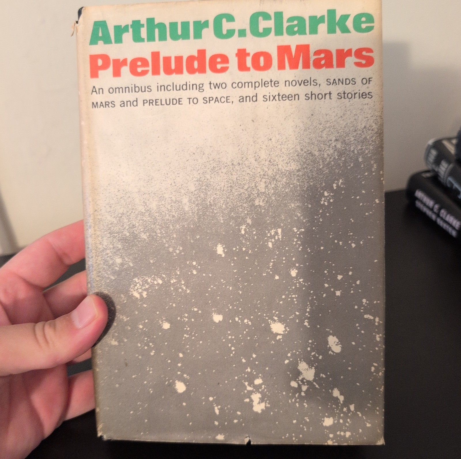 Sci-Fi Hardcover Book Lot 4 Arthur C Clarke Space Odyssey Prelude To Mars + More