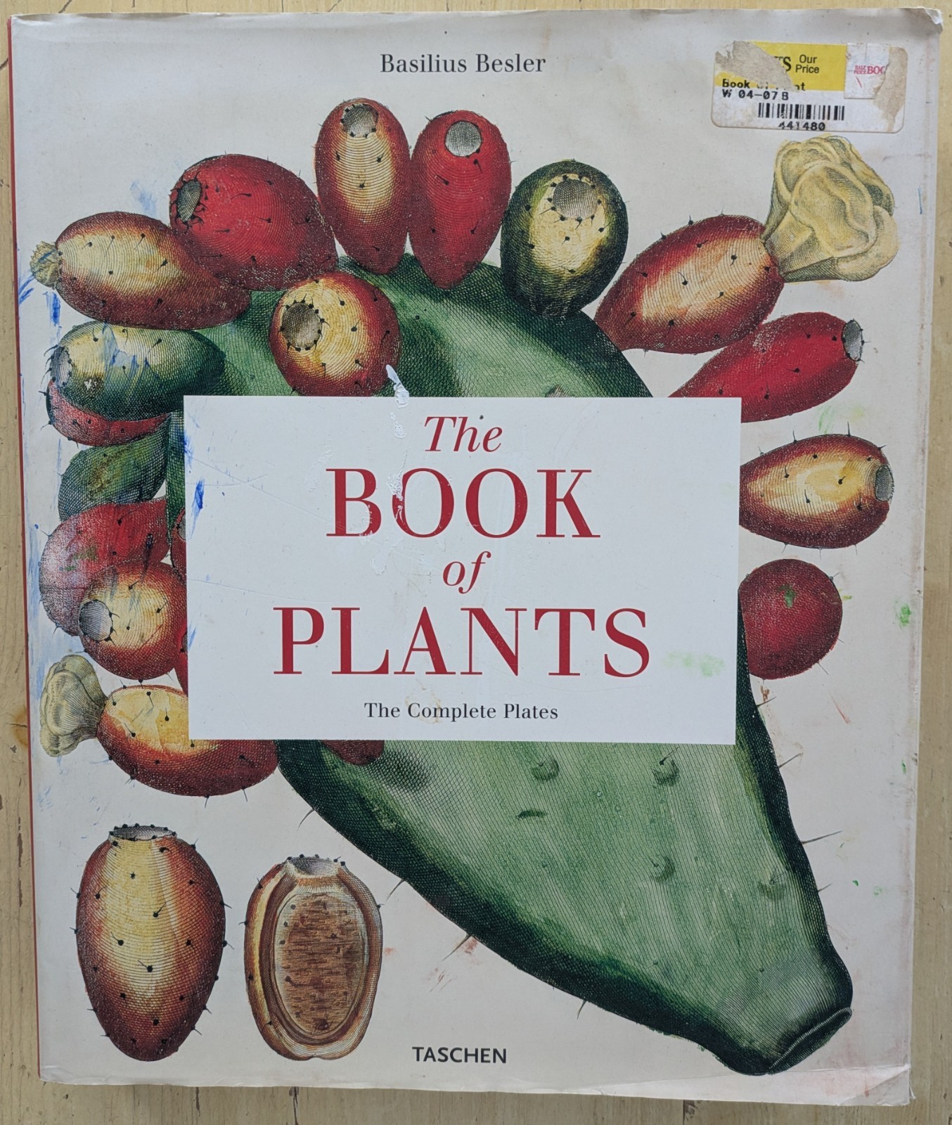 BASILIUS BESLER. THE BOOK OF PLANTS, THE COMPLETE PLATES (2007 HCDJ) GOOD