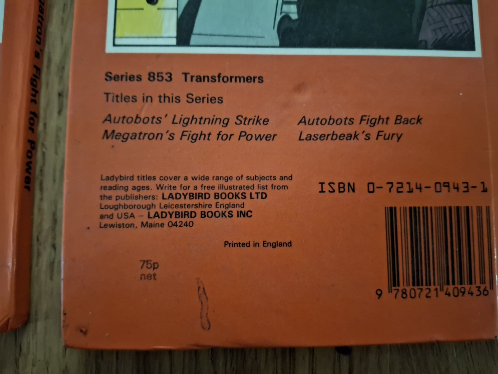 Vintage Transformers Books Laserbeaks Fury Megatrons Fight For Power Decepticon