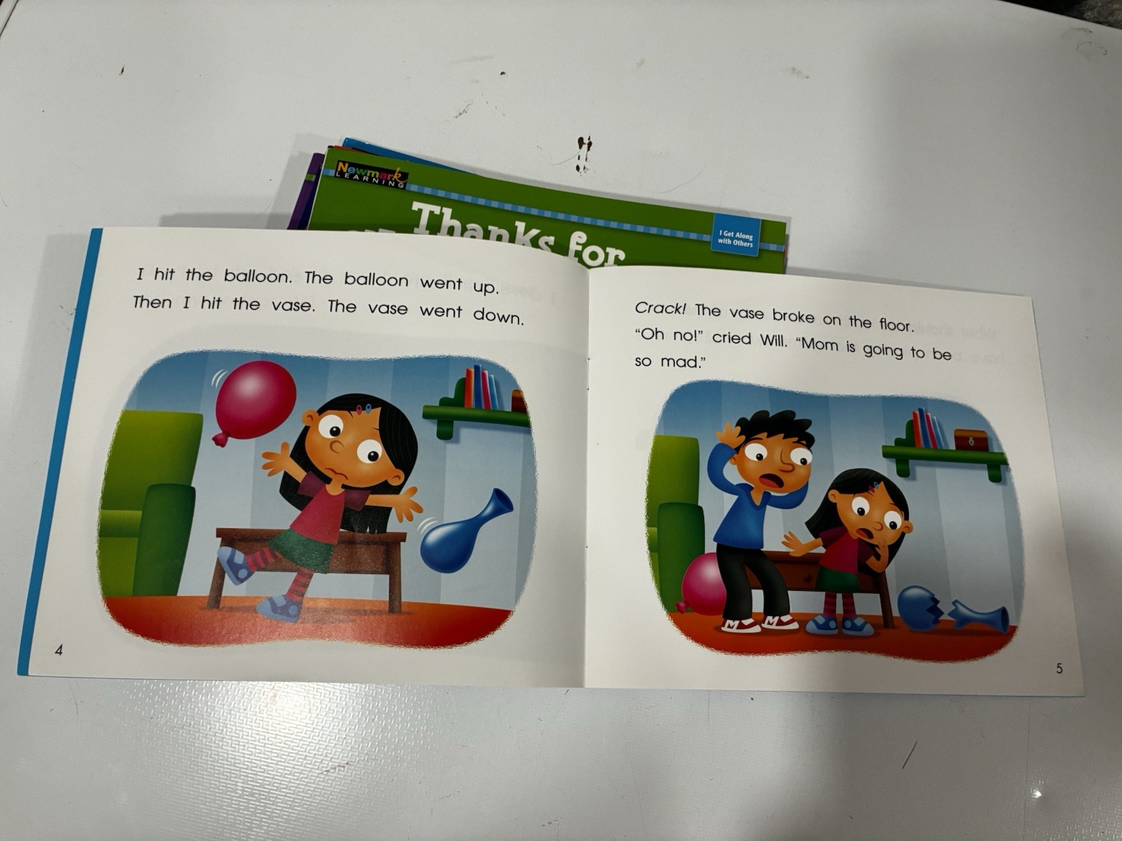 Set of 9 Newmark Learning Character Feelings Books Kids