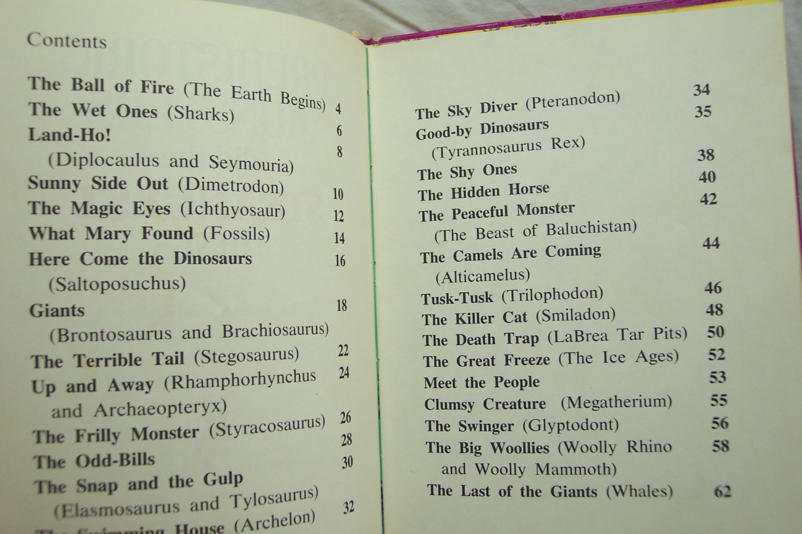 VINTAGE 1974 PREHISTORIC MONSTERS DID THE STRANGEST THINGS CHILDREN’S BOOK