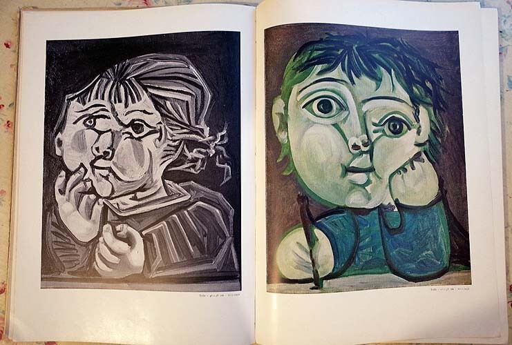 49787/Special Feature Pablo Picasso Paris Art Magazine With 3 Lithographs Verve