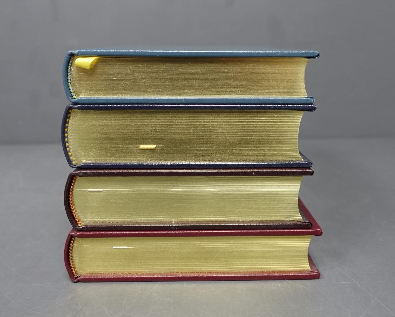 The Easton Press Lot of 4 Collector’s Edition Hardcover Leather Books 1991