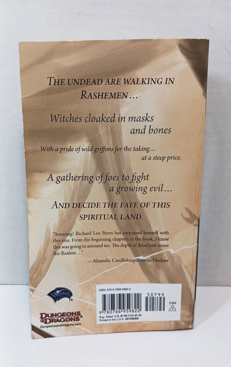 The Masked Witches Brotherhood of the Griffon Book 4 MMPB Richard Byers 2012 1st