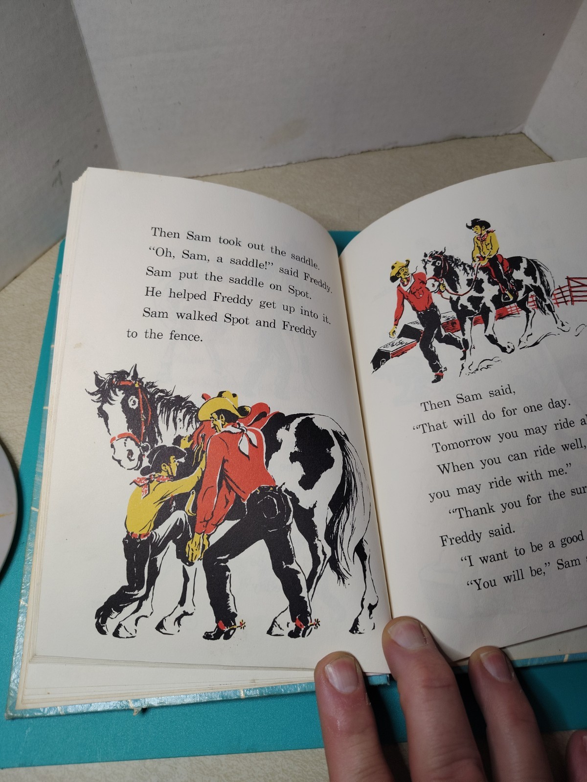 COWBOY SAM And FREDDY Edna Walker Chandle 1970 Benefic Press