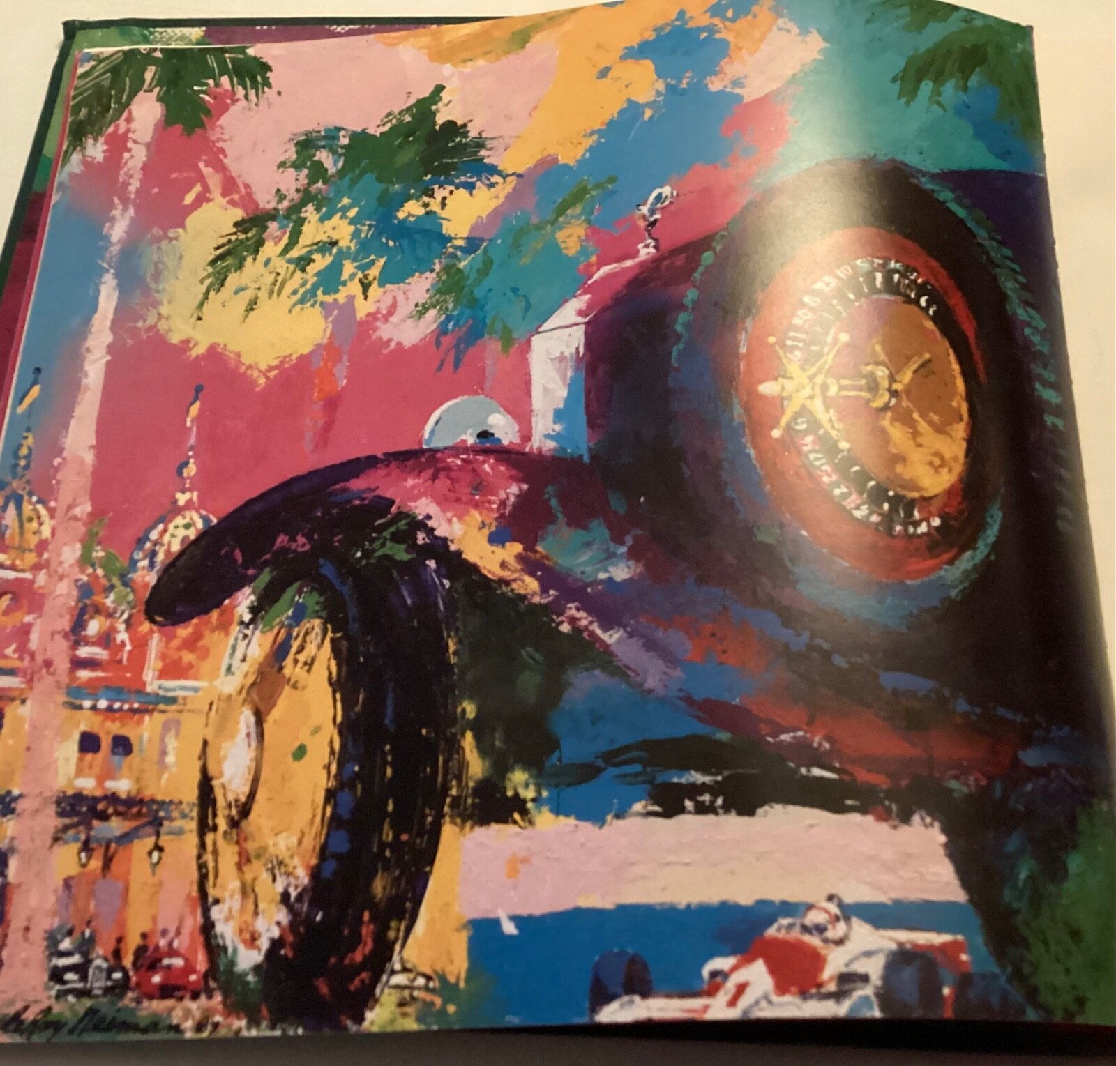 LeRoy Neiman Monte Carlo Chase SIGNED Limited Ed. 1st Printing Vintage 1988 HC