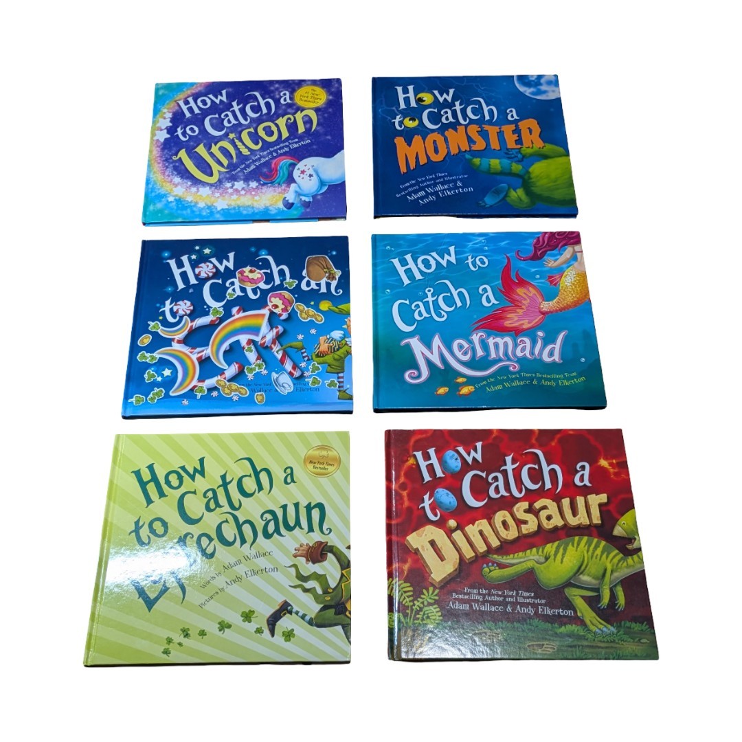 How To Catch-Magical Box Of BooksHarcover 6 Books In Total Stickers NOT Included