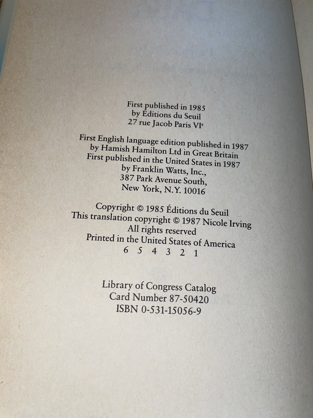 Dara by Patrick Besson-First American Edition/DJ-1987 Ex-Library