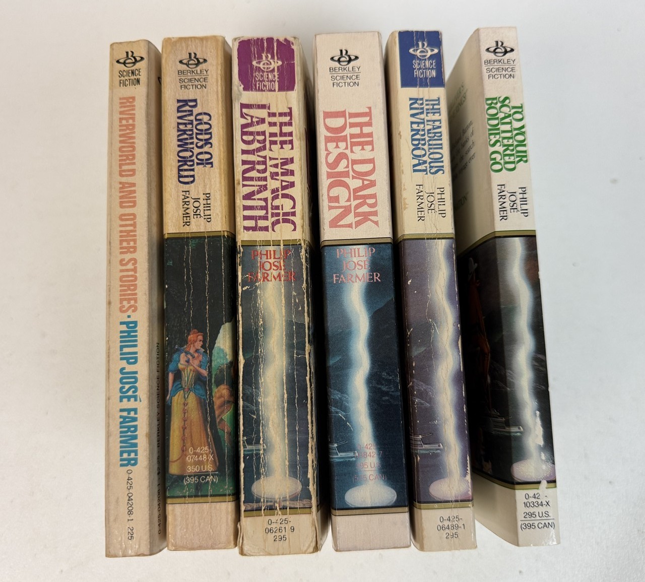 Philip Jose Farmer Lot 6 Riverworld Scattered Bodies Fabulous Riverboat Dark Des