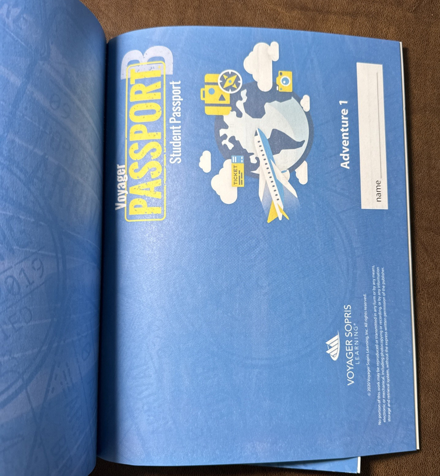 2020 Voyager Passport B Part A & B Student Book Home School Early Education NEW