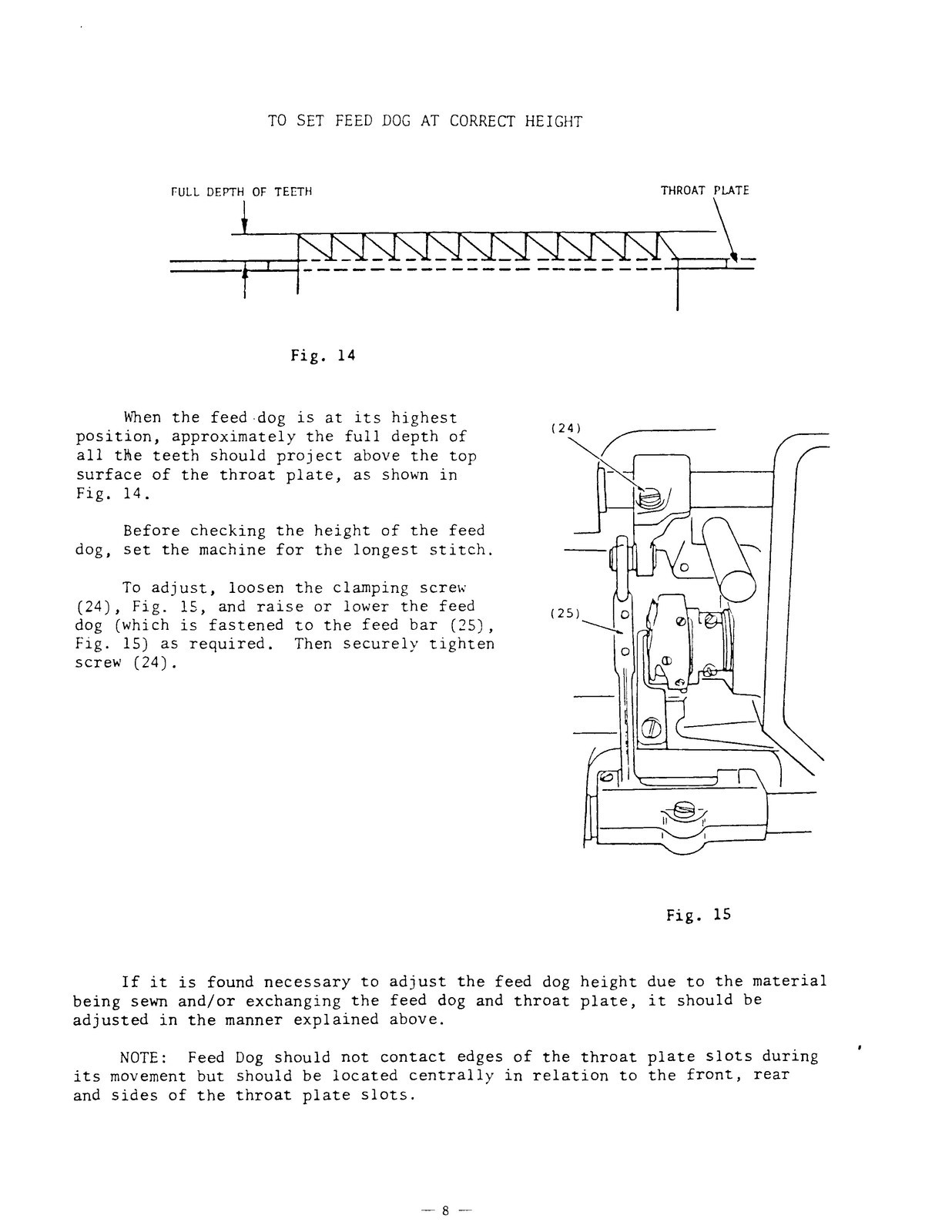 SINGER 191D Sewing Machine Service Manual STEEL BINDER – PROTECTIVE COVERED