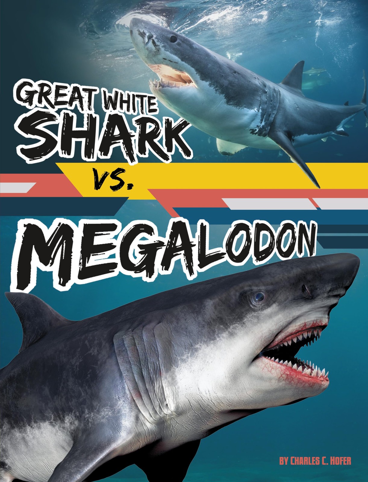 Great White Shark vs. Megalodon (Beastly Battles)