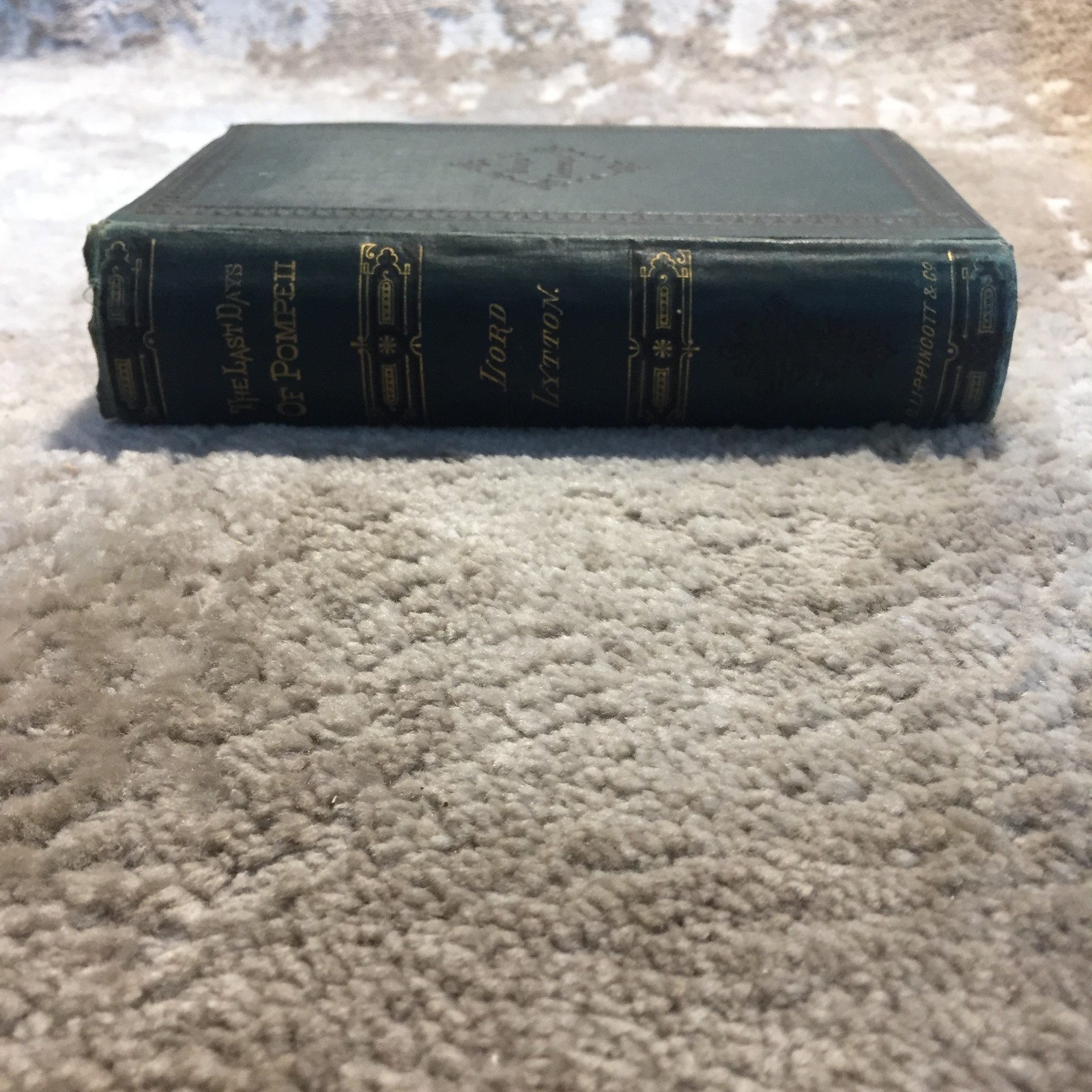 The Last Days Of Pompeii Edward Bulwer-Lytton 1880 J.B. Lippincott Disaster Fic
