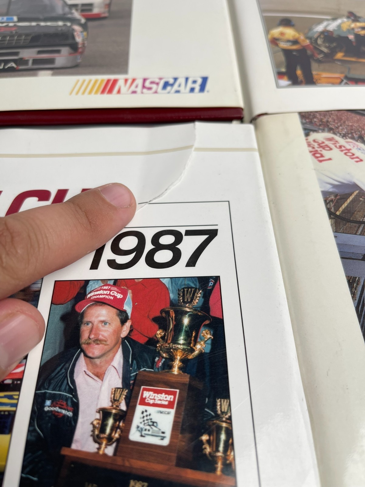 Massive Lot of Nascar Winston Cup and Misc Hardcover Books Collectible VTG (26)