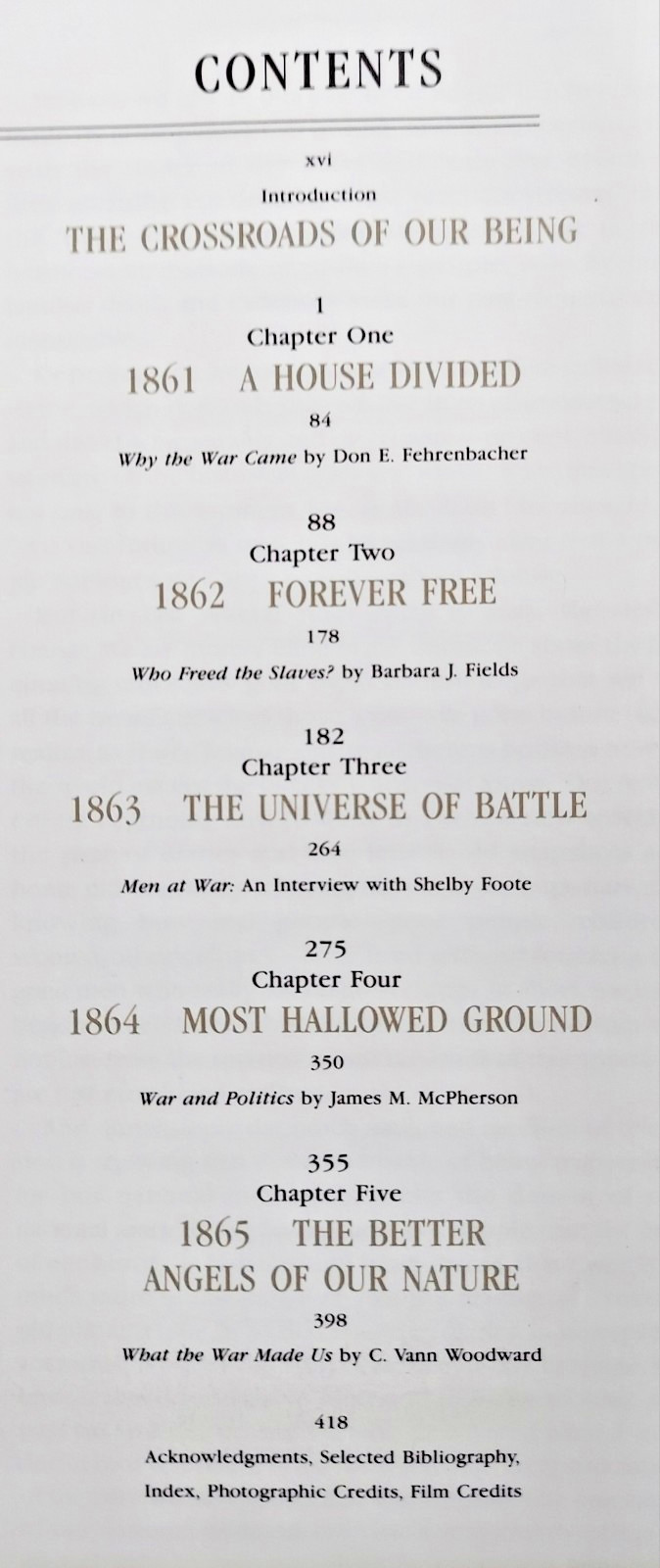THE CIVIL WAR by Geoffrey Ward, Ric & Ken Burns, companion to the PBS series