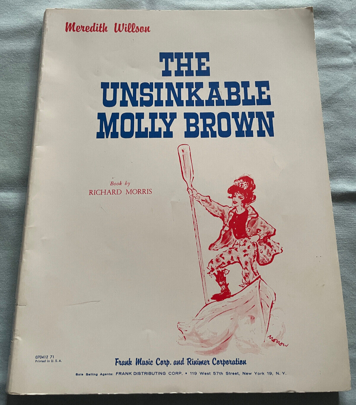 The Unsinkable Molly Brown 1960/1962 Meredith Willson Richard Morris Vocal Score