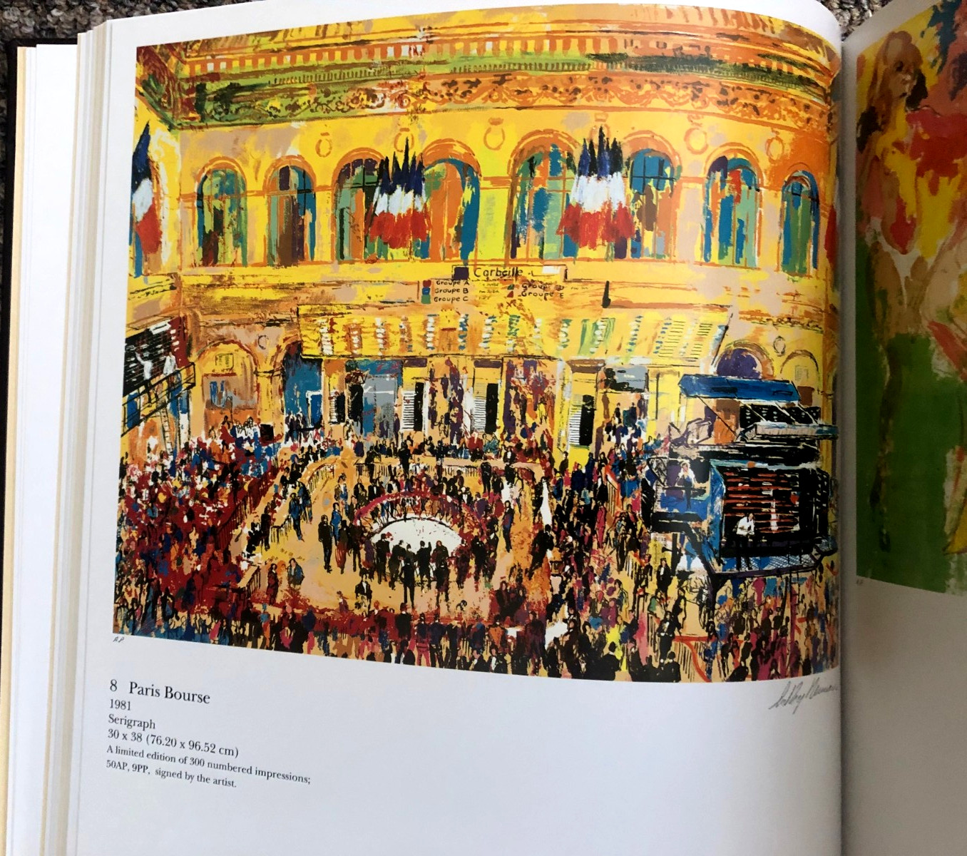 A collector’s edition: Signed, numbered, leather-bound “Prints of LeRoy Neiman”