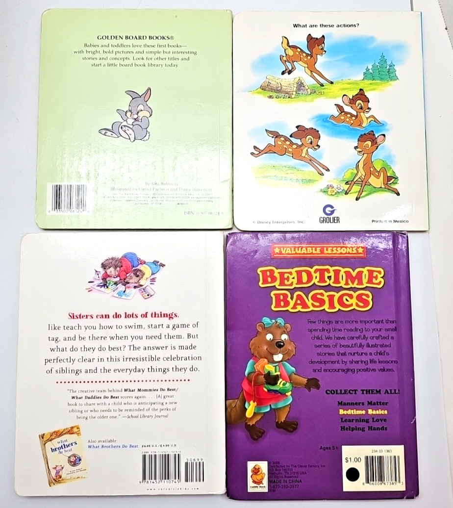 30 Children BOARD BOOKS Hardcover Baby Toddler Preschool Kids Mixed