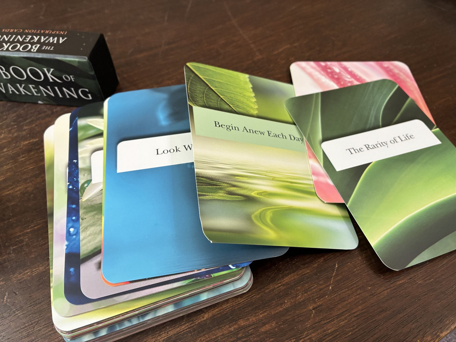 Book of Awakening Inspiration Cards by Mark Nepo (2013, Cards,Flash Cards)