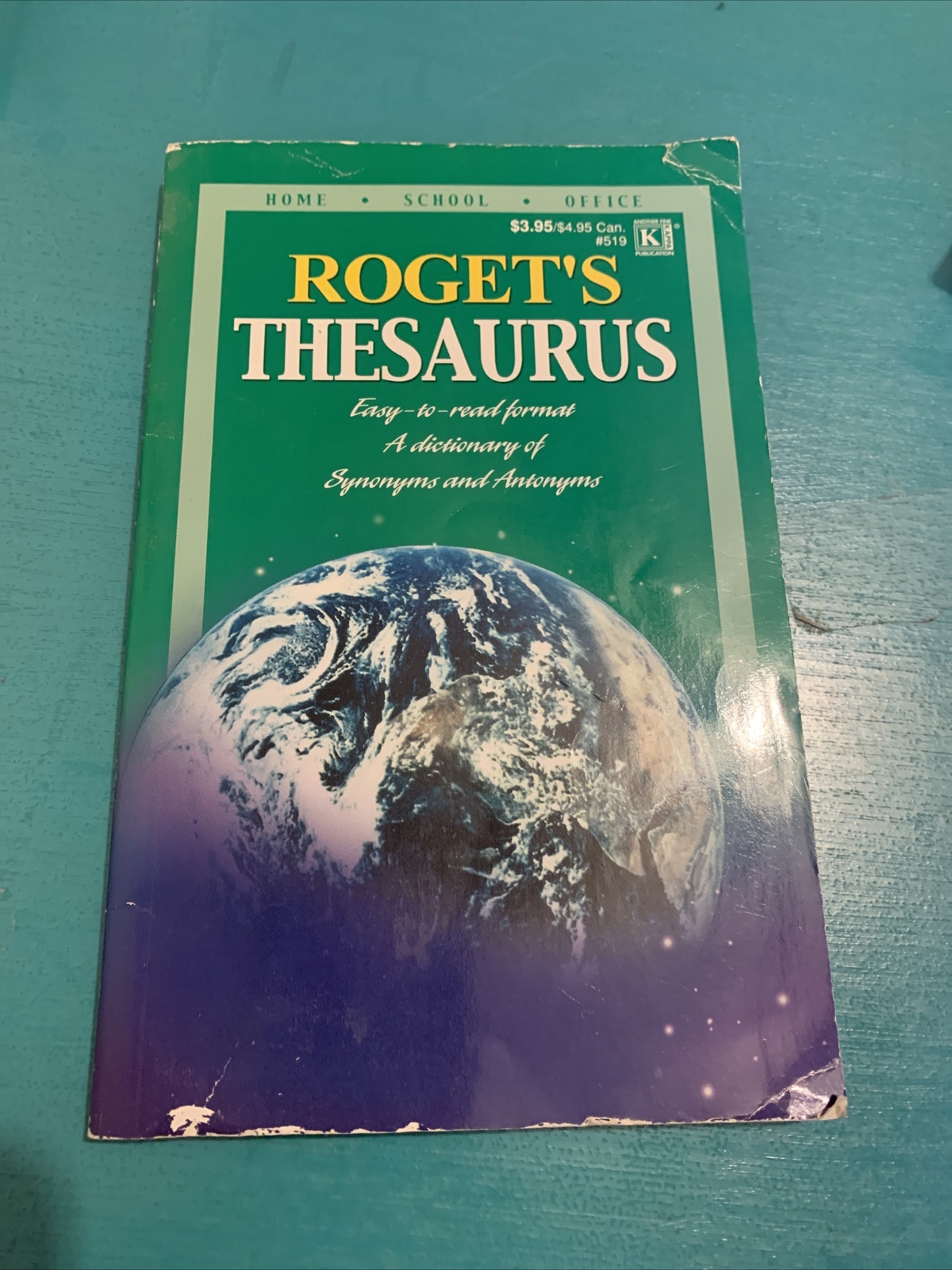 NEW EASY READ Roget’s Thesaurus Home School Office Book By KAPPA BOOKS 194 Pages