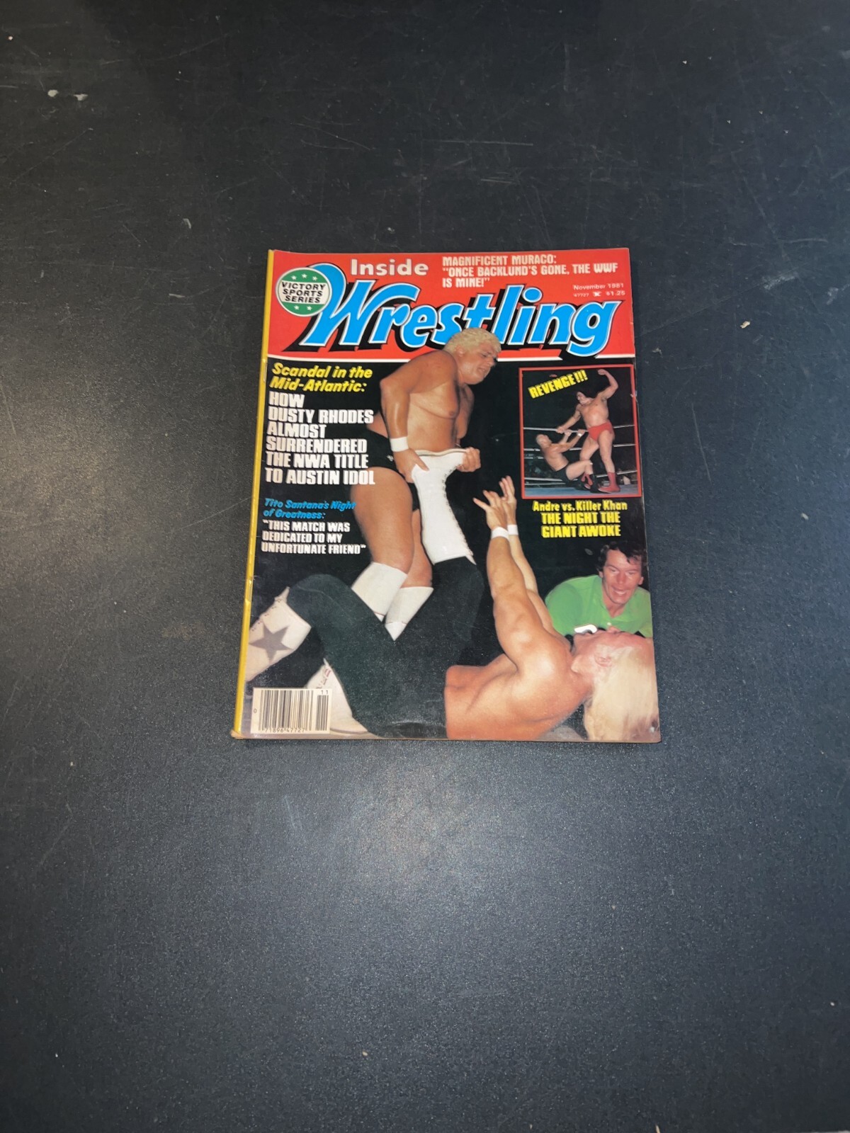 Inside Wrestling Magazine November 1981 Dusty Rhodes Cover NWA WWF Mid South
