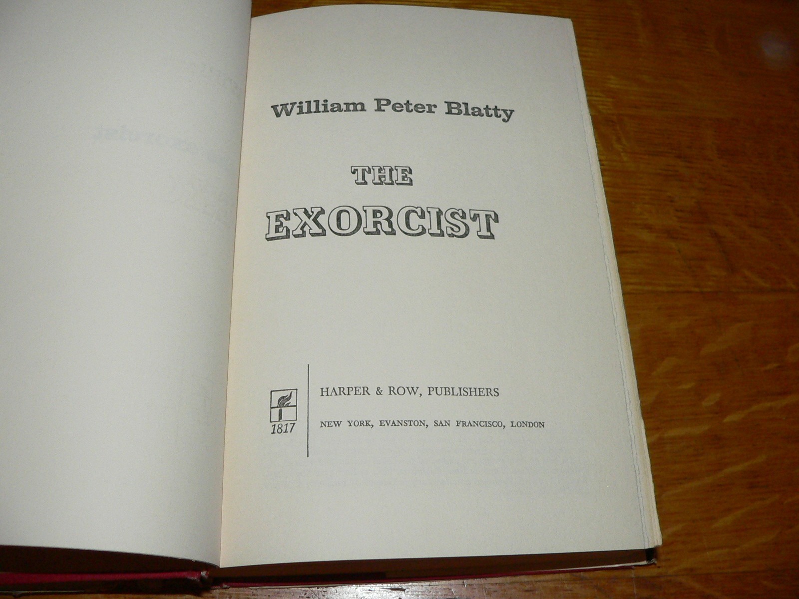 Vintage 1971 THE EXORCIST by William Peter Blatty HC/DJ Book, BCE