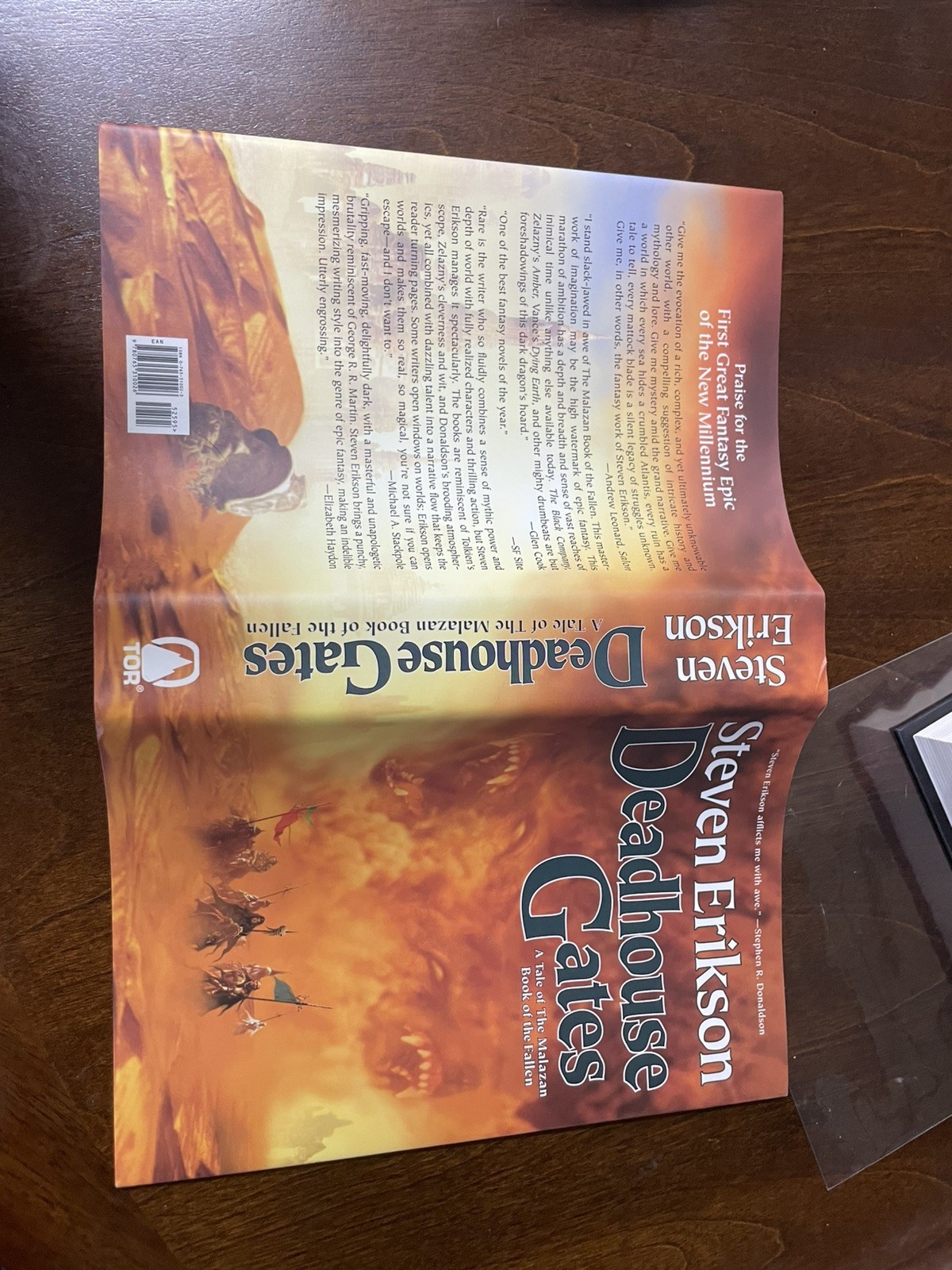 Malazan: Deadhouse Gates by Steven Erikson 2005 TOR 1st Edition/1st Printing HC