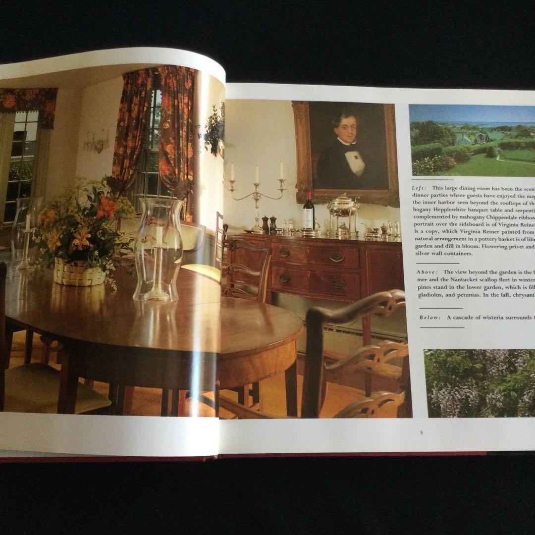 Nantucket Island Gardens & Interiors Photo Book, 230 Pages, Vintage Condition