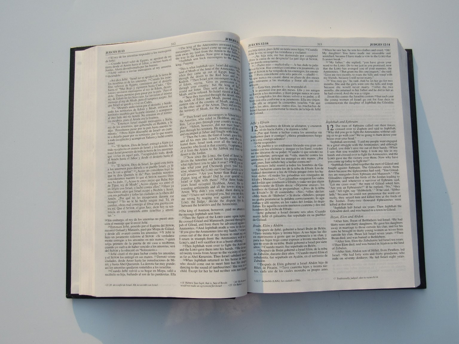 Santa Biblia Holy Bible NVI NIV Spanish English Bilingual 1999 Vida Inscribed