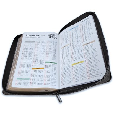 Biblia con Cierre Letra Super Gigante Manual 19 puntos RV1960 mokka con indice
