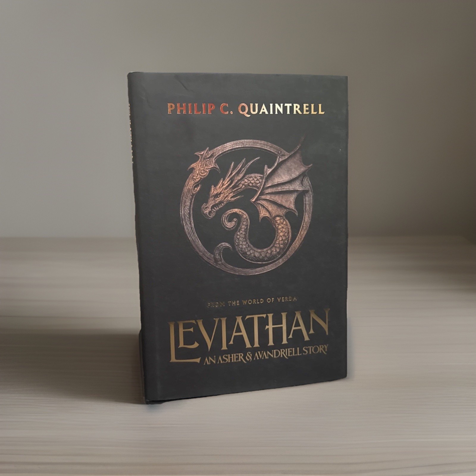 BRAND NEW HAND SIGNED PHILIP C QUAINTRELL LEVIATHAN BROKEN BINDING EXCLUSIVE