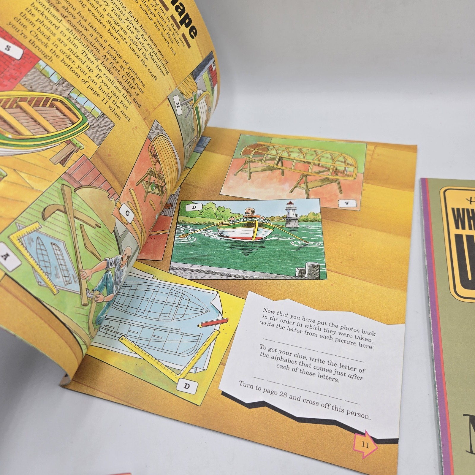 Highlights Which Way USA Maine Puzzle Book Fun Educational Activity New