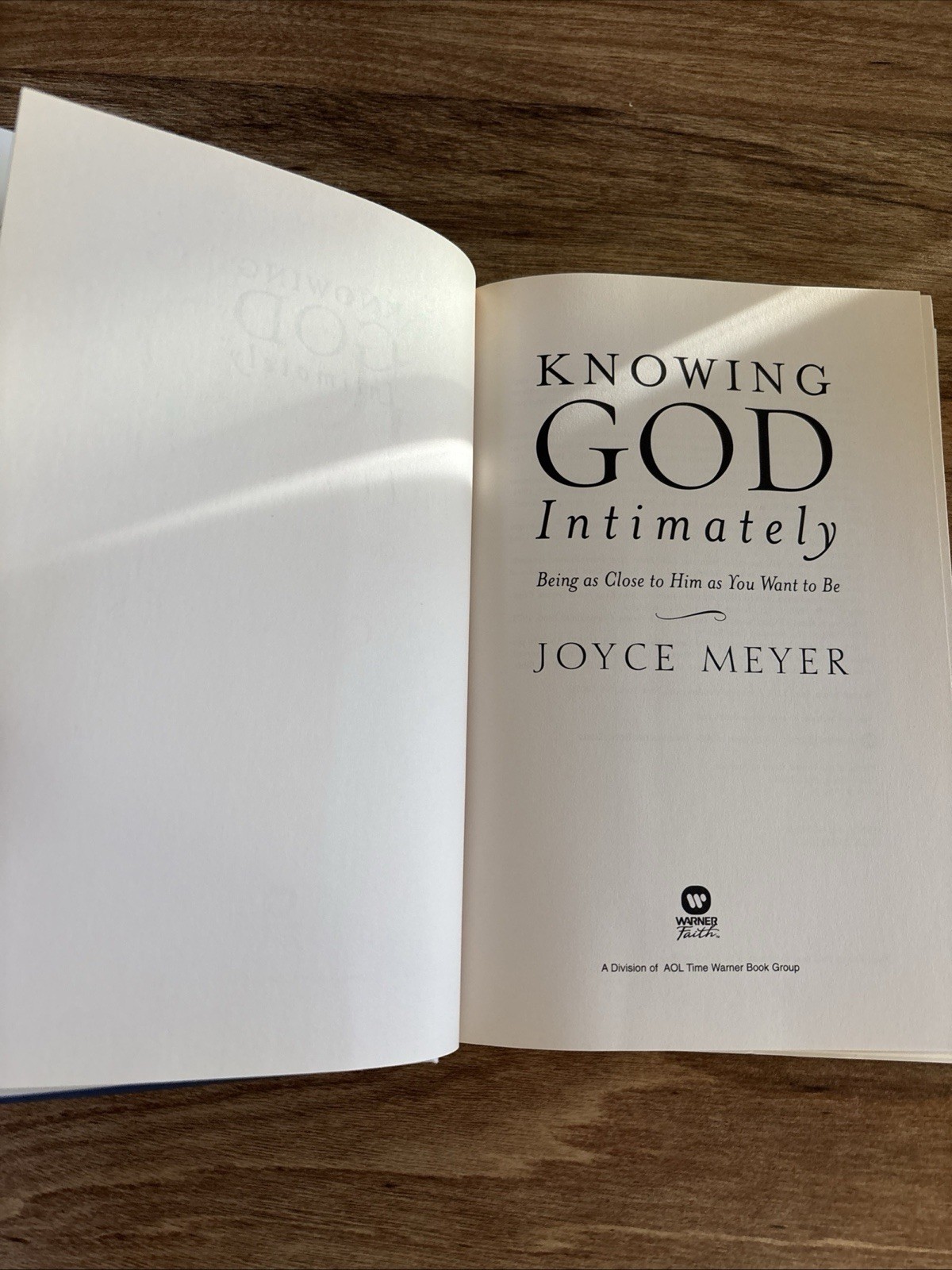 Joyce Meyer Book Bundled Knowing God Intimately & The Power of Simple Prayer HC