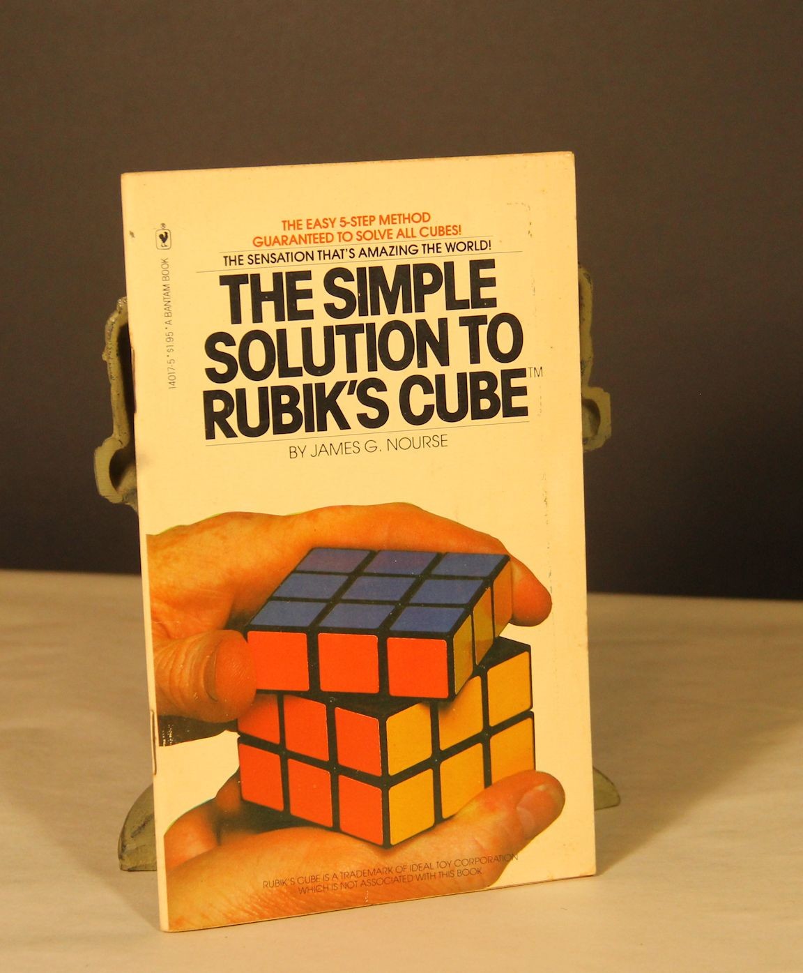 The Simple Solution to Rubik’s Cube ~ James G Nourse ~ Bantam ~ 1981 ~ VERY GOOD