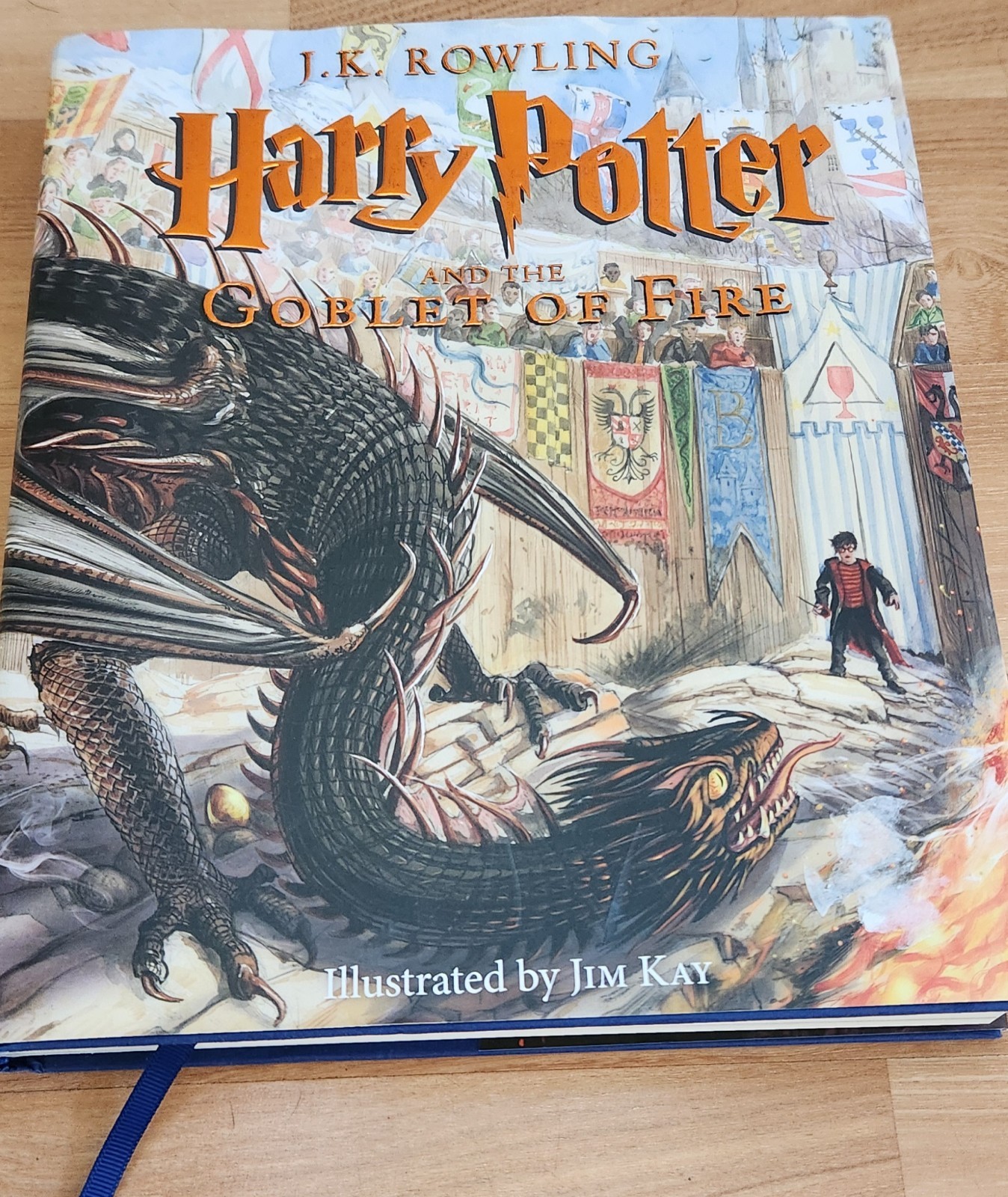 Harry Potter & The Goblet of Fire Illustrated by Jim Kay Hardcover 2019 NEW