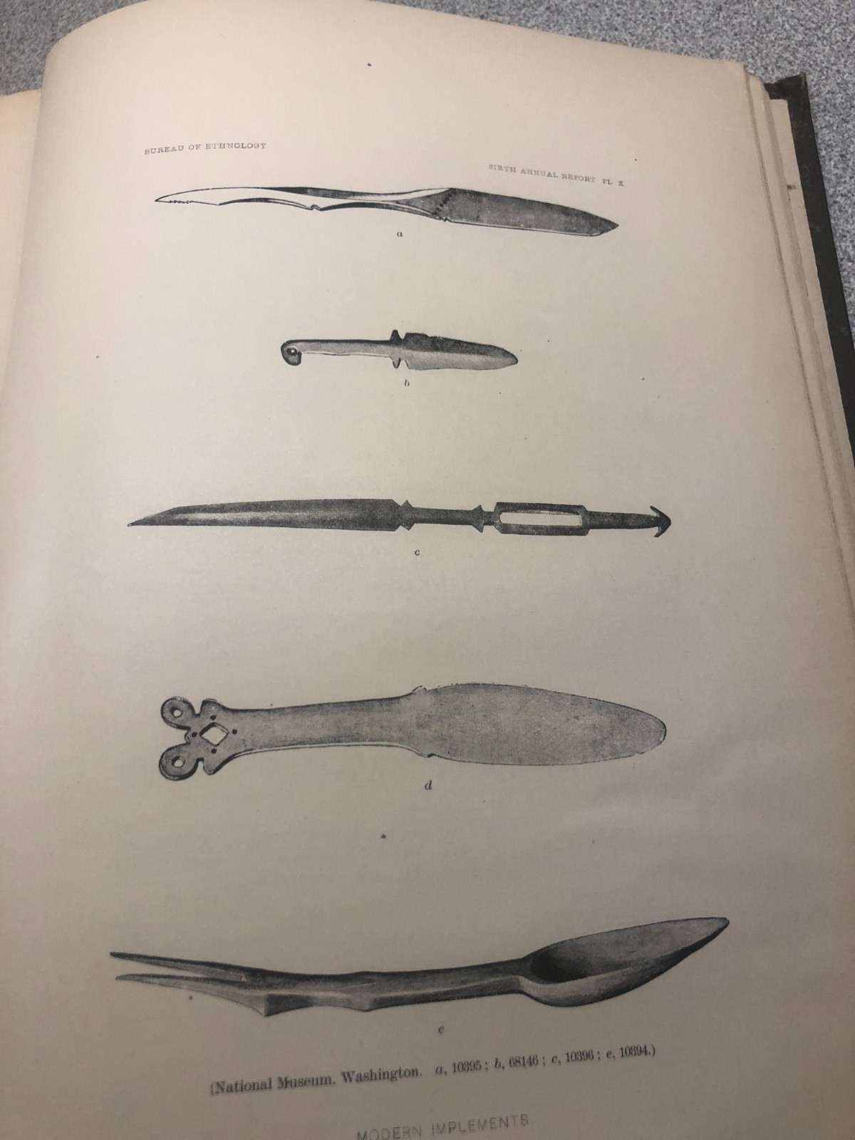 Smithsonian 6th Annual Ethnology 1884-1885-Mayan Codices, NE Eskimo Tribes & Map