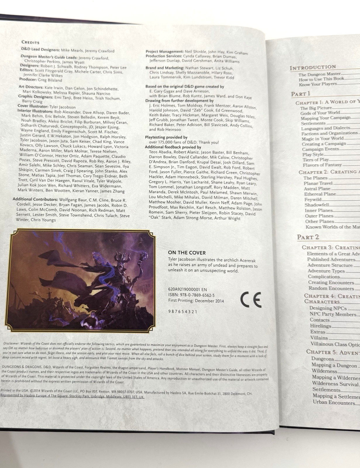 DUNGEONS & DRAGONS Dungeon Master’s Guide 2014 5th Edition First Printing