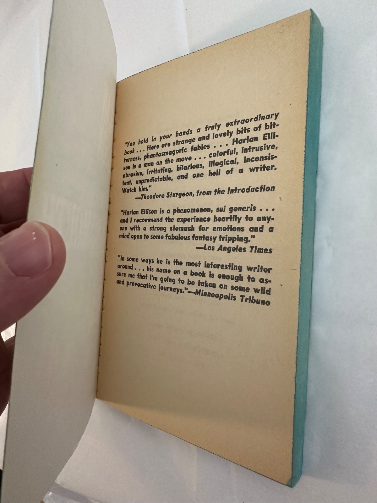 I Have No Mouth & I Must Scream Harlan Ellison 1974 Pyramid Paperback, Beautiful