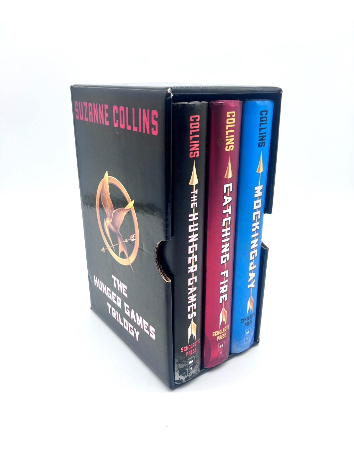 THE HUNGER GAMES Trilogy Hardcover Box Set Suzanne Collins Scholastic 1st Ed