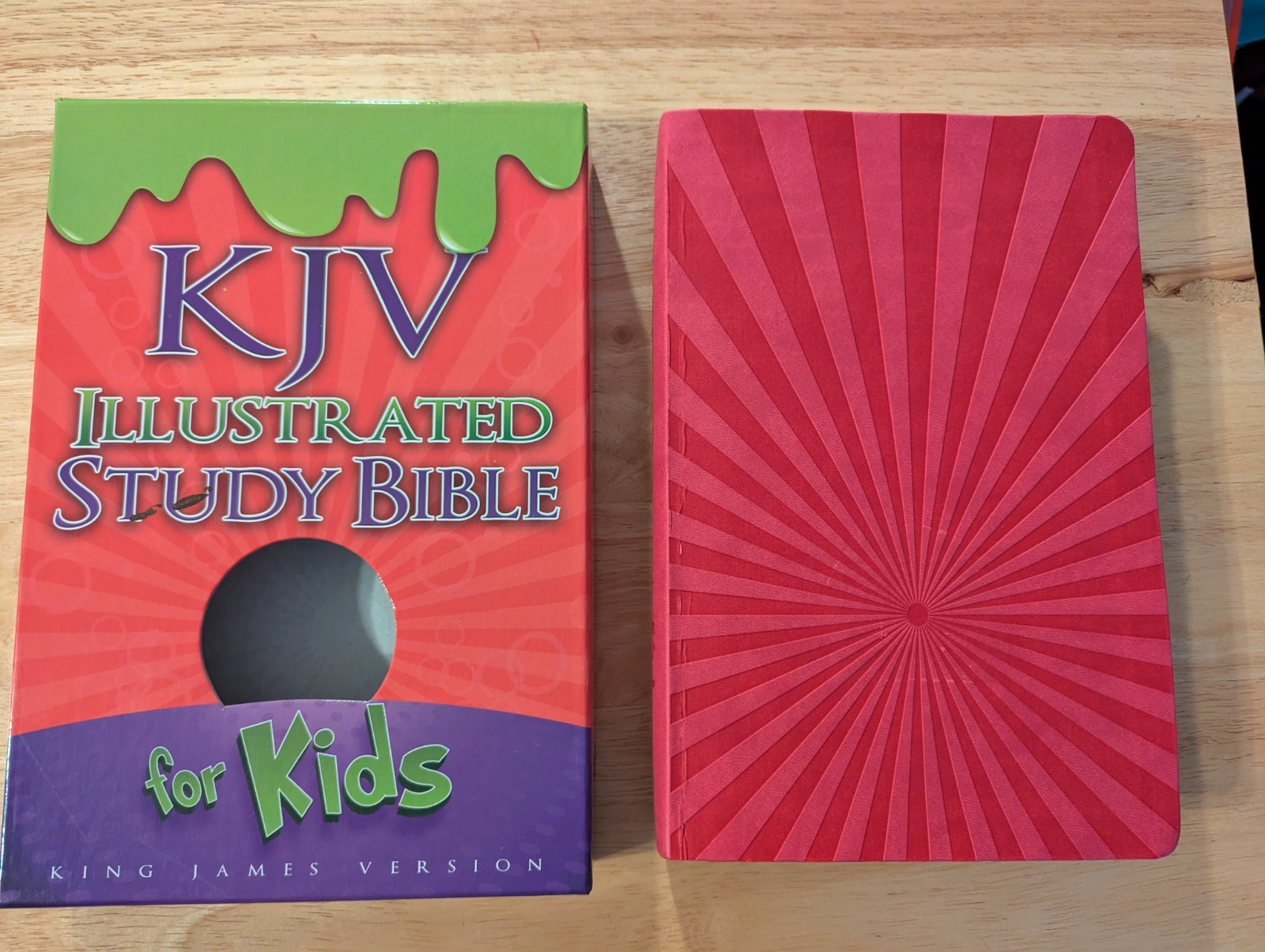 KJV Illustrated Study Bible for Kids/ Pink Simulated Leather