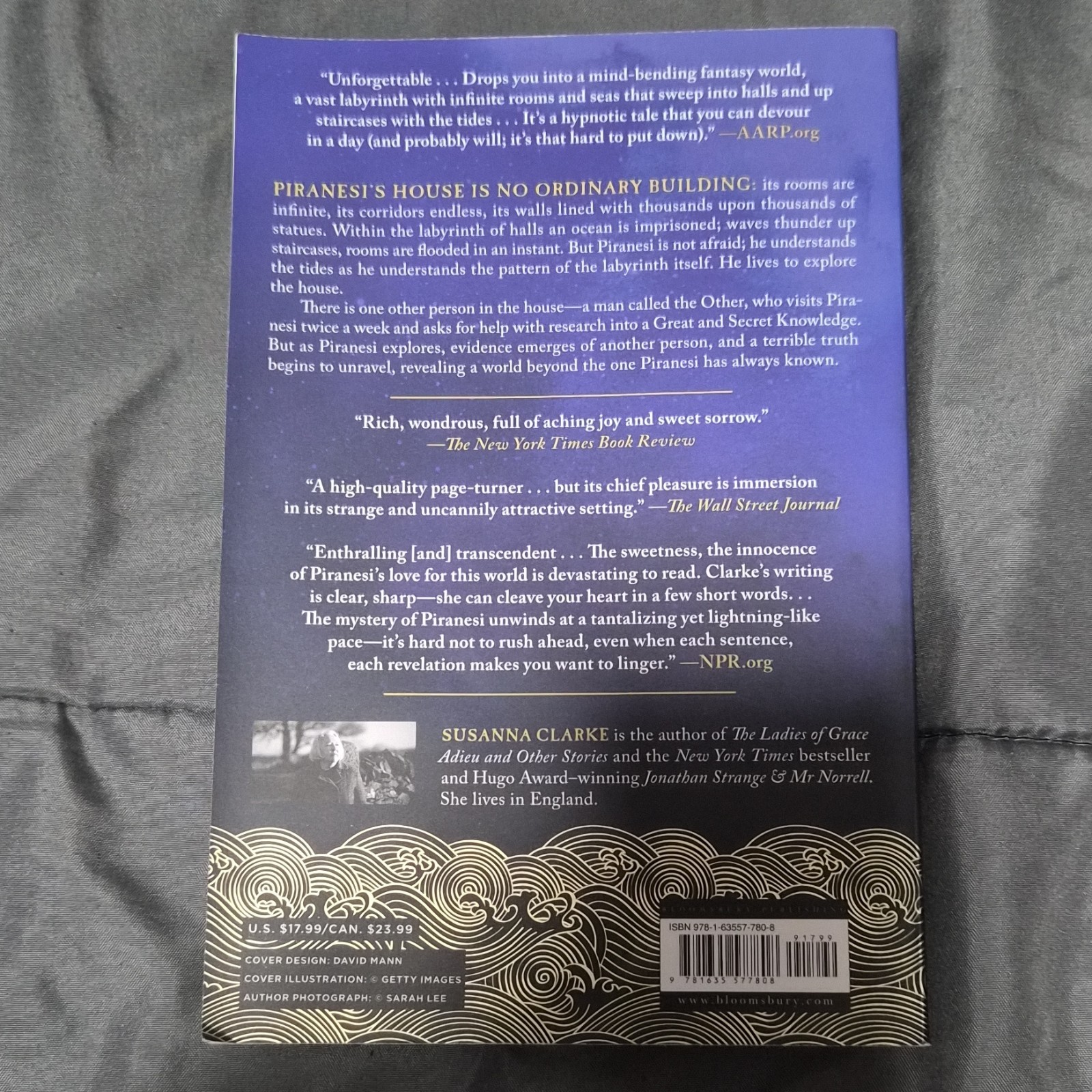 Piranesi by Susanna Clarke, Bloomsbury, Paperback, English, Fantasyl