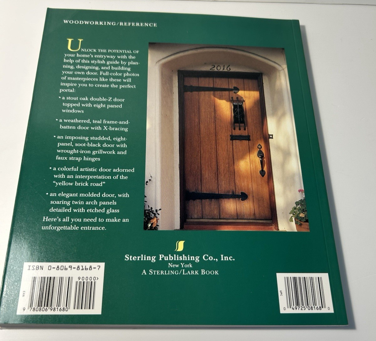 Building Door And Entryway: Project, Plans, & Procedures By Craig Weis