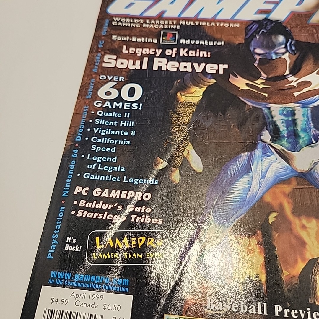 GamePro Video Game Magazine April 1999 #127 Soul Reaver