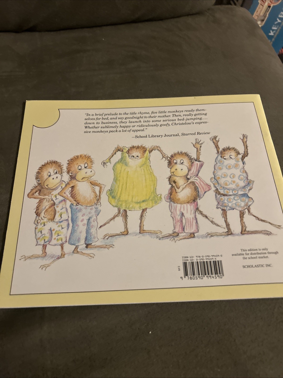 Five Little Monkeys Jumping on the Bed by Eileen Christelow Paperback Book