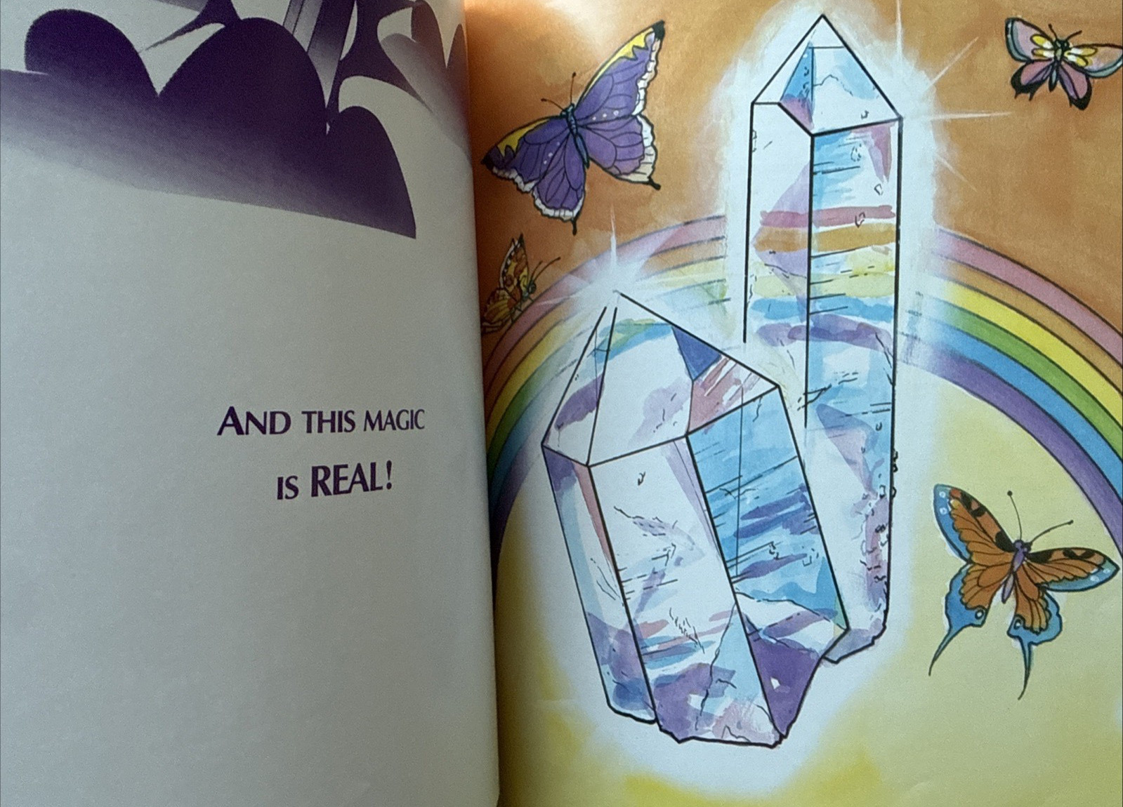 RARE 1988 OUT OF PRINT Paul and Mary and their Magic Crystals by UMA SILBEY