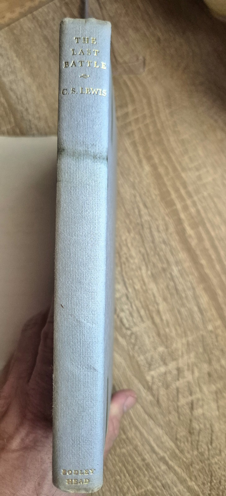 An Original Authentic C S LEWIS The Last Battle 1968-1st Edition sixth Imp