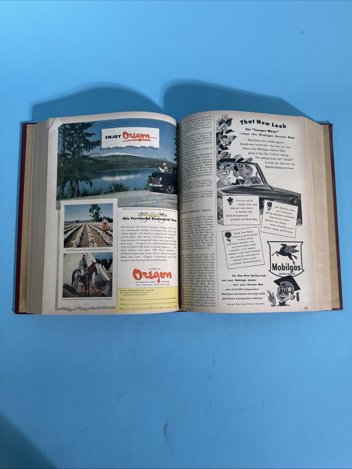 Vintage Complete Sunset Magazine 1948 Jan-June Bound Red Southwest Red Book OOP