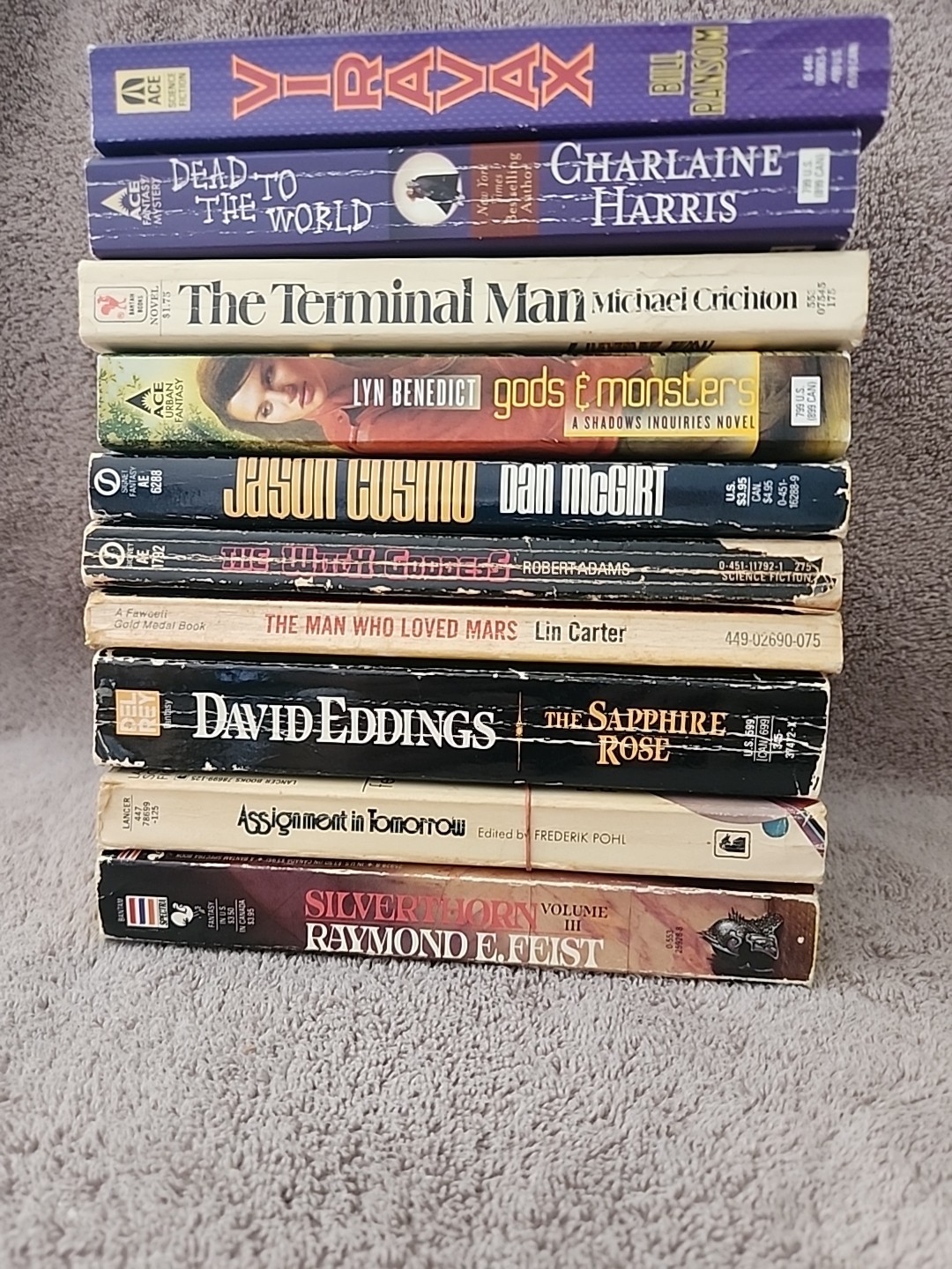 Sci-Fi Assortment Of Paperback Books Lot Of 10 (Lot #13)